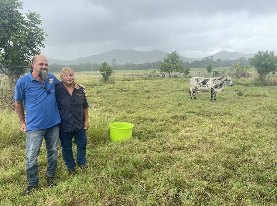 Steele and Juanita bought their property at Dows Creek six years ago, with some cattle already on agistment - which they continued for another year after purchase. Picture: Steph Allen