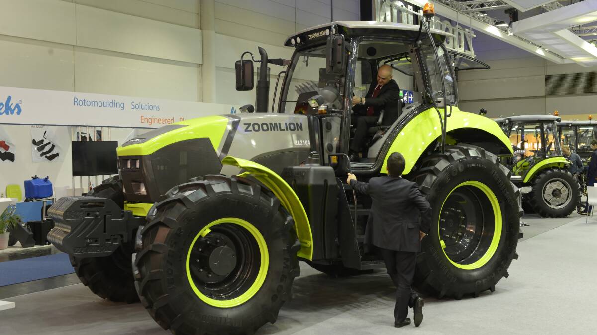 Zoomlion in box seat for Terex