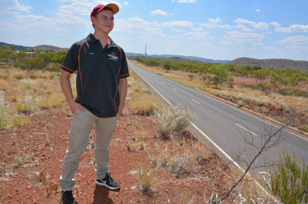 QMEA's Mount Isa based ambassador Lewis Ryder will endorse to other students the opportunities the academy provides to enter the mining industry. Photo: Chris Burns. 