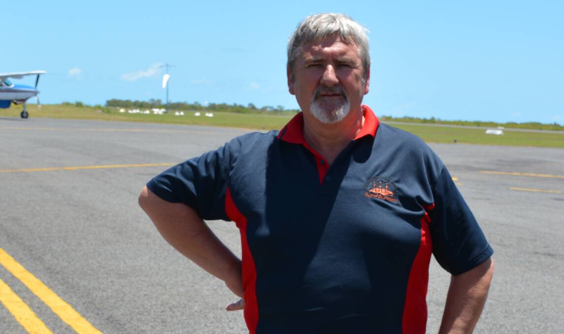 LION'S SHARE: Mornington Shire Council's chief executive Frank Mills at the airstrip which has received $3 million for upgrades. Photo: Chris Burns. 