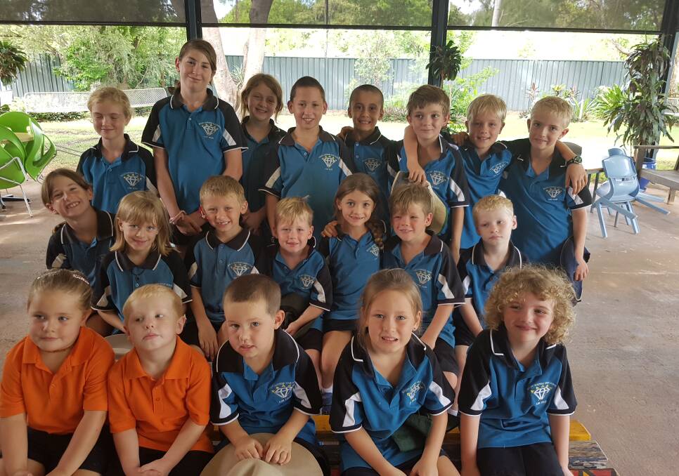 Mt Surprise State School's 2017 student cohort, believed to be the biggest in the school's 100 year history.