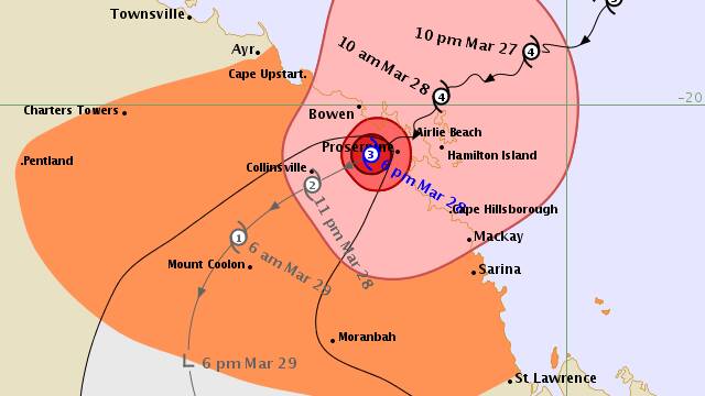 Ex-Tropical Cyclone Debbie heads inland | Live updates