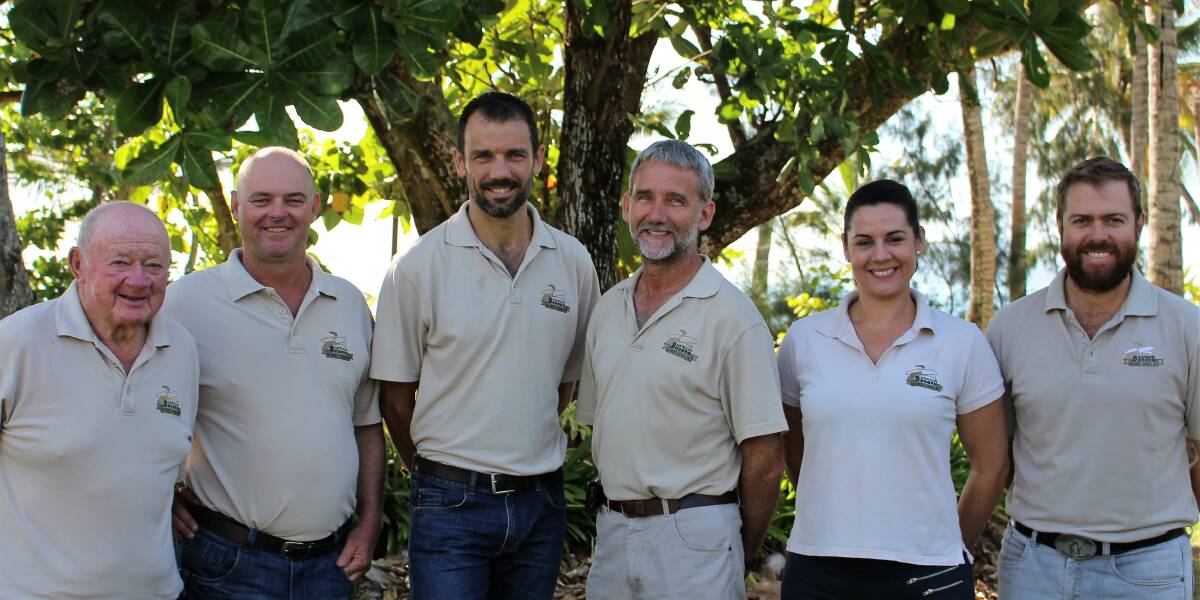 ABGC board members from left Tom Day (Carnarvon), Leon Collins (Tully), deputy chair Ben Franklin (North Queensland), chair Stephen Lowe (Tully), Jade Buchanan (Innisfail) and Paul Paul Inderbitzin (Lakeland). Absent from the photo - director Stephen Spear (NSW).