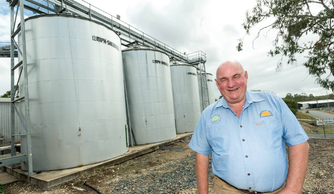 Award Winner: Gympie macadamia grower Brice Kaddatz recognised for his contribution to the industry. 