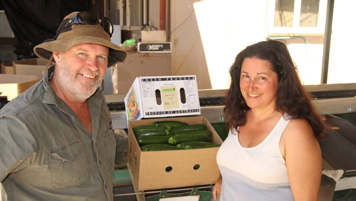 Don Murray and wife Elaine grow organic vegetables at Dimbulah and recently launched a new brand, Long Legs, for their products.