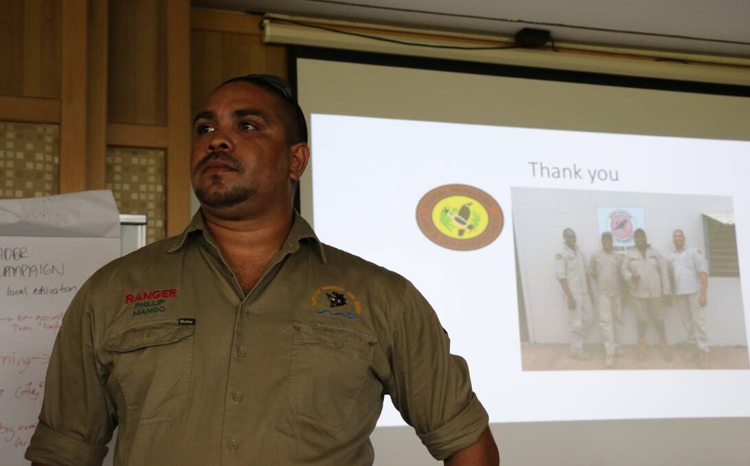 Collaborative Approach: ​Phillip Mango, a ranger from Napranum, on Cape York Peninsula, was among 100 people who attended a fire management forum in Cairns last week.