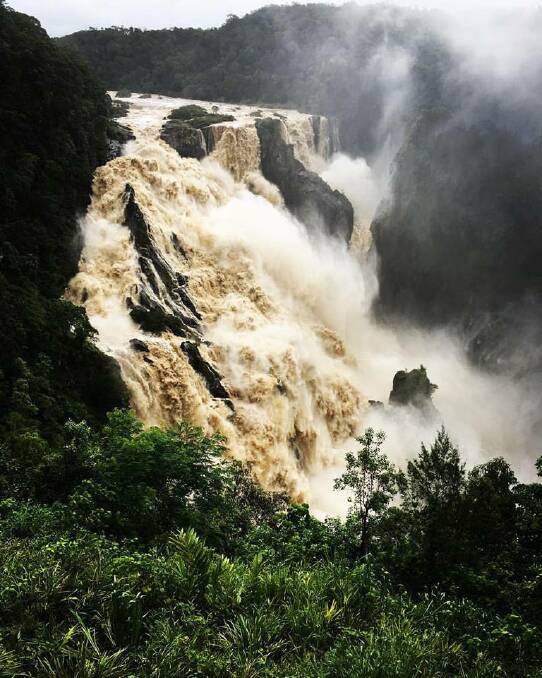 Trish Butler captured this photo of Barron Falls roaring in all its glory over the weekend.