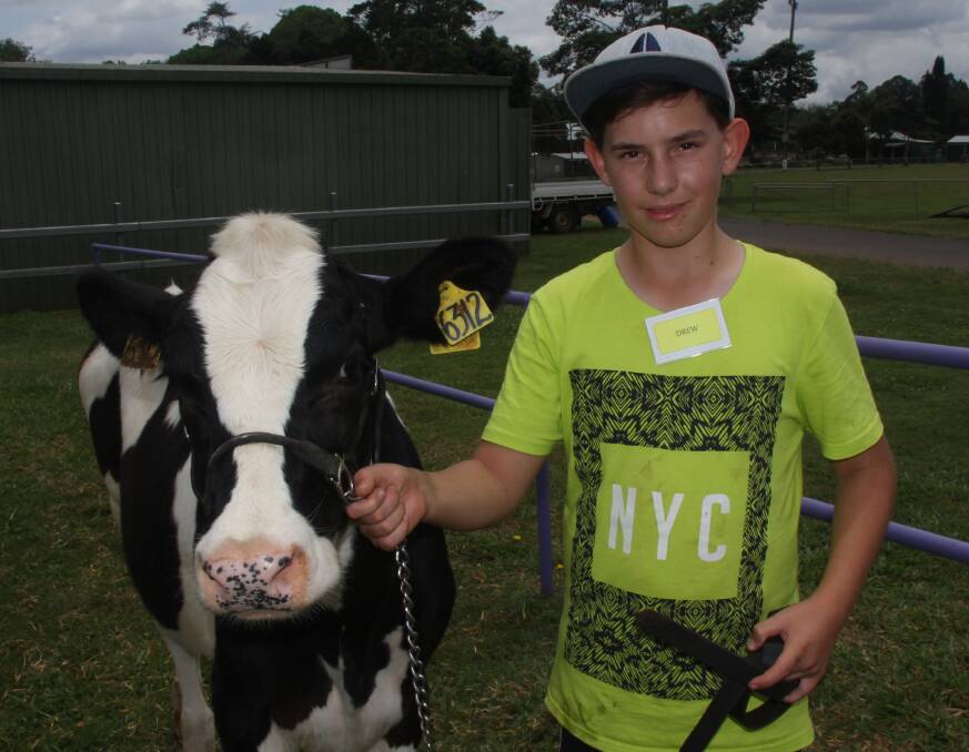 Sunshine Coast teenager Drew Hawes, 14, spent part of his visit to the Tablelands at the All Breeds Educational Dairy Camp where he received an encouragement award for his efforts.