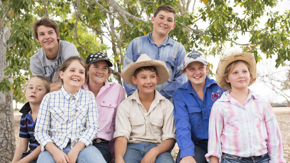 The Jonsson grandkids hope a crowdfunding campaign can help save their family's organic beef operation at Greenvale in Far North Queensland. Picture: Honey Atkinson