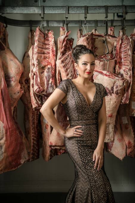 Recipe creater Jess Pryles has visited slaughterhouses and ranches throughout Texas in her bid to teach herself about beef. 