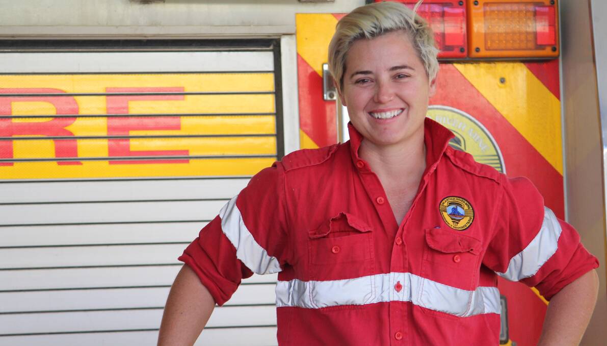 SIMPLY OUTSTANDING: The first woman to operate a digger at the sprawling McArthur River mine, Leigh Mott, has won an NT award. Picture: supplied.