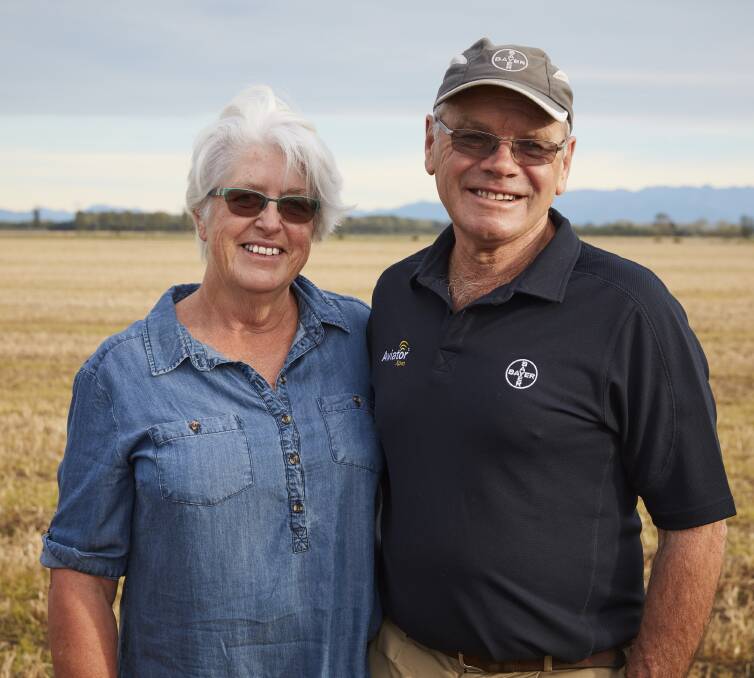 New Zealand farmers Eric and Maxine Watson.