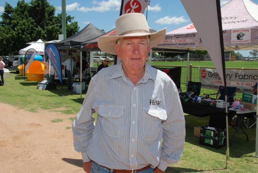 Hoch and Wilkinson's John Wilkinson at this year's Clermont Beef Expo.