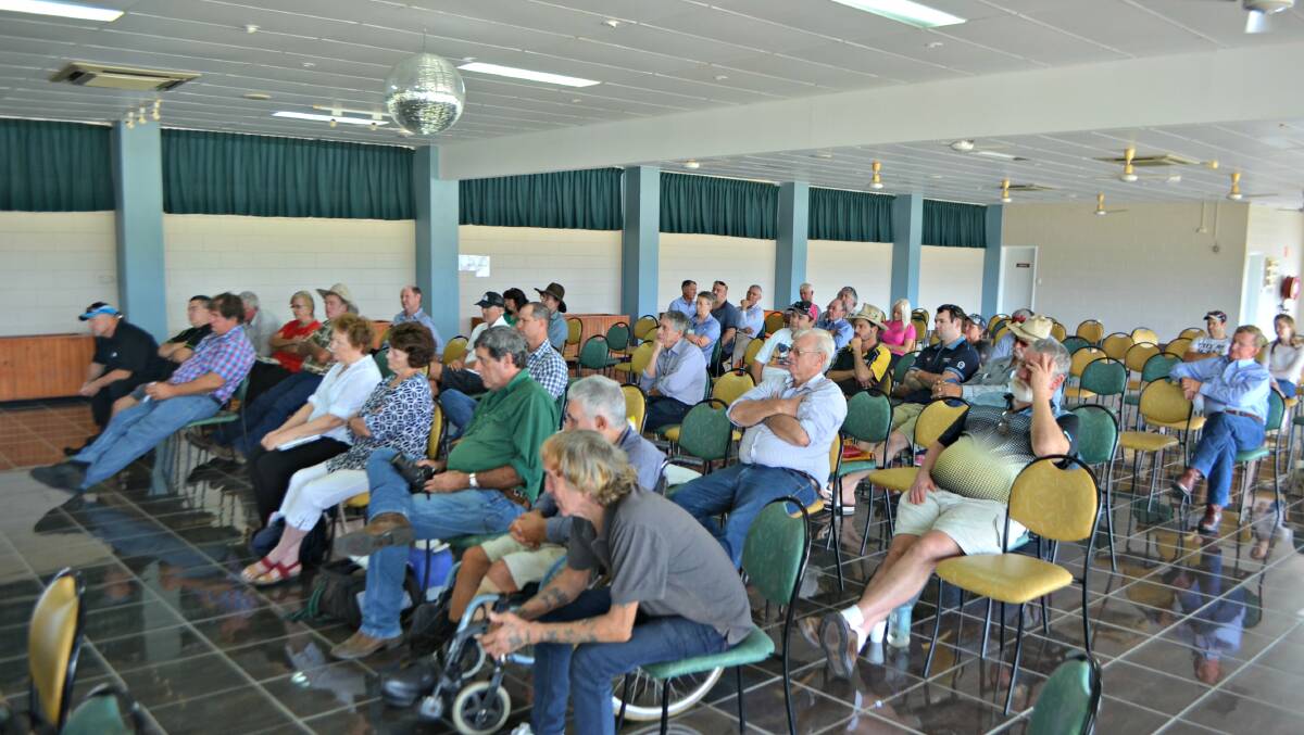 Close to 50 concerned home owners, primary producers and small business owners assembled at the forum supporting a royal commission into banking held at the Townsville Showgrounds on Saturday.