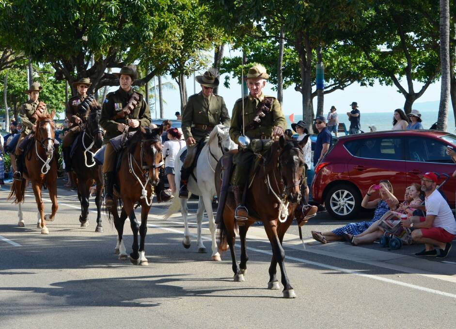 The ANZAC Day Parade held at The Strand in Townsville on Monday was led by the 27th Light Horse Association's Charles “Bushy” Joyner.
