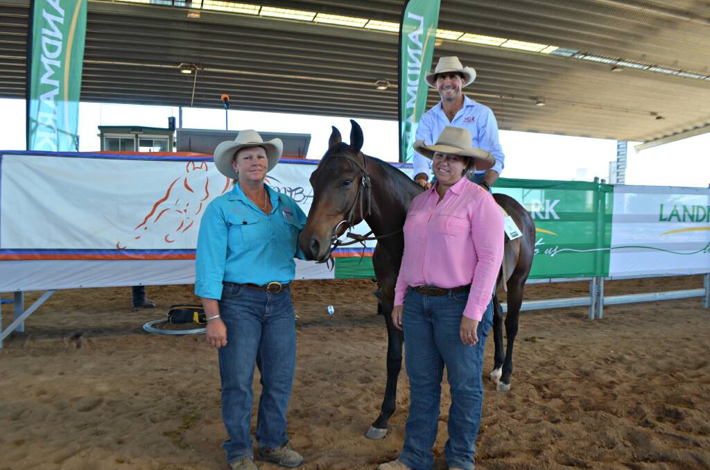 Toomba record breaker: Josie Angus, Angus Pastoral Co, purchased the exquisite Rhondhu Excite N Acres for a Toomba sale record $33,000 in 2016 from Liz Miller, Rhondhu Stud, with trainer Harvey Wakeford.