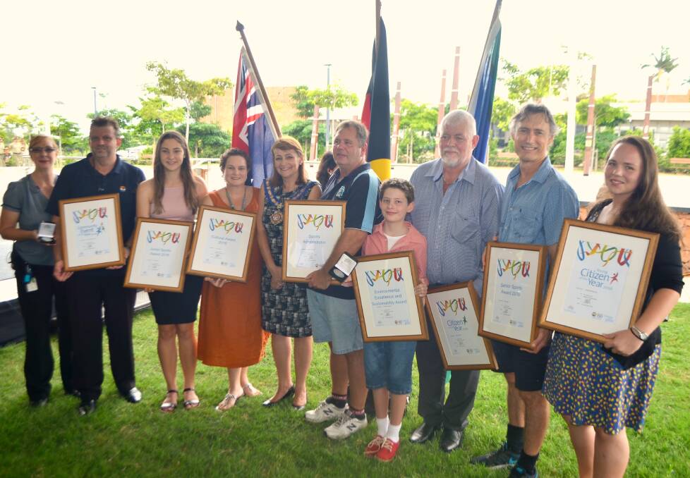 Hundreds of proud Aussies poured into the Jezzine Barracks at the The Strand, Townsville this morning to take part in the local Australia Day celebrations.