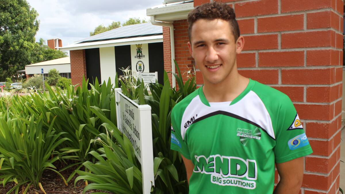 All Souls St Gabriels School student Kade Banset, Winton, has been named to the Mendi Townsville Blackhawks Under 16's Cyril Connell Squad for 2016.