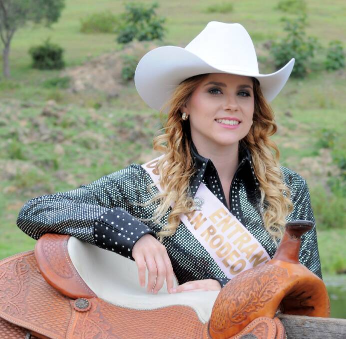 Cloncurry's own 2016 Australian Rodeo Queen Quest entrant Bessie Smits. Photo courtesy: Teeghan Hicks Photography.
