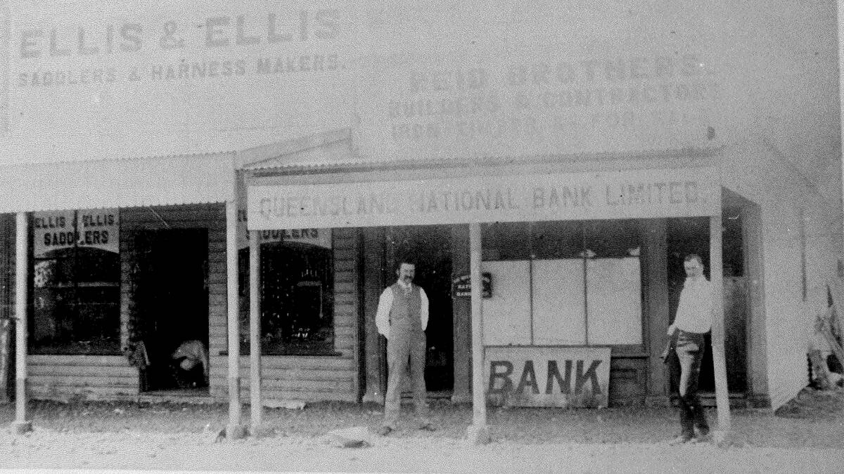 Circa 1891 - Queensland National Bank (QNB) purchased the first Longreach town allotment on the corner of Eagle and Swan Street for 107 pounds.