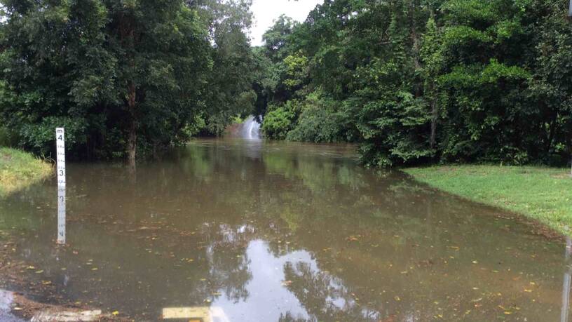 Flooding, such as this in north Queensland, is a common occurrence in Queensland over summer, and state residents are being urged to prepare. Photo supplied by QFES.
