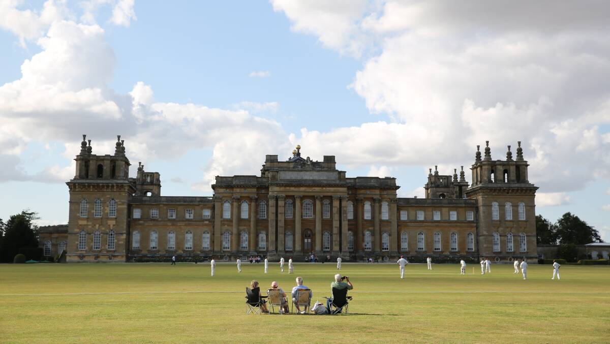 Fiona captured this image of people watching the village cricket match at Blenheim Castle near Oxford, on an earlier tour of the UK.