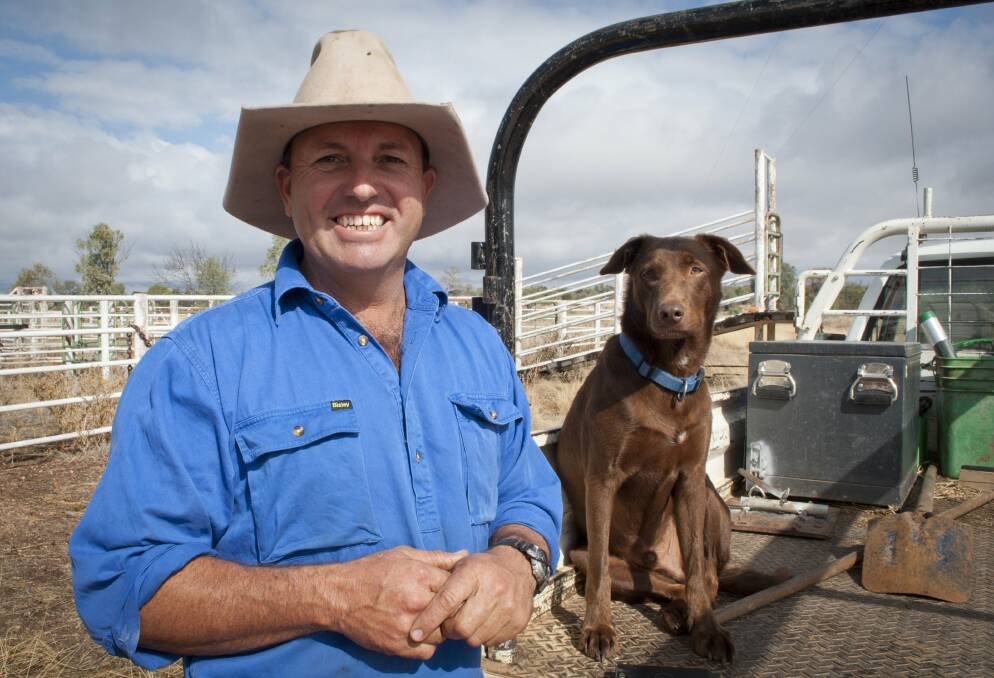 New AgForce board director, Dominic Burden, at home on his Longreach property, Macsland.
