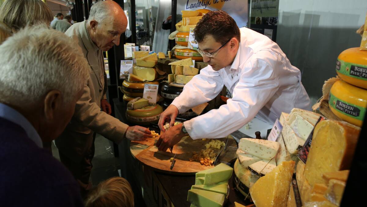 Tour participants will be able to taste samples at the world's largest cheese show, in Nantwich, England.