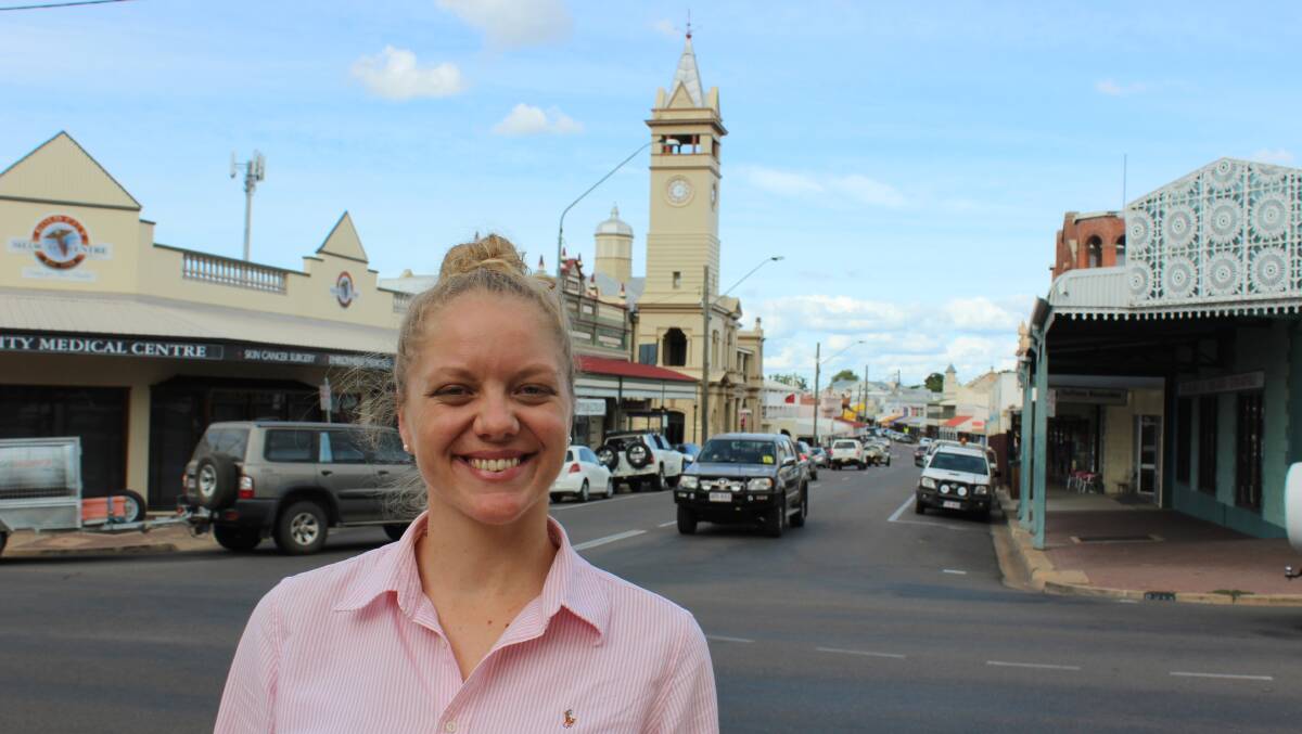 Start-up smile: Eliza Rogers is excited to be working with fellow Charters Towers local Mellissah Smith, founder of international marketing consultancy firm Marketing Eye, on a business development model, which the pair hope will create 1000 local jobs in five years. Picture: contributed.