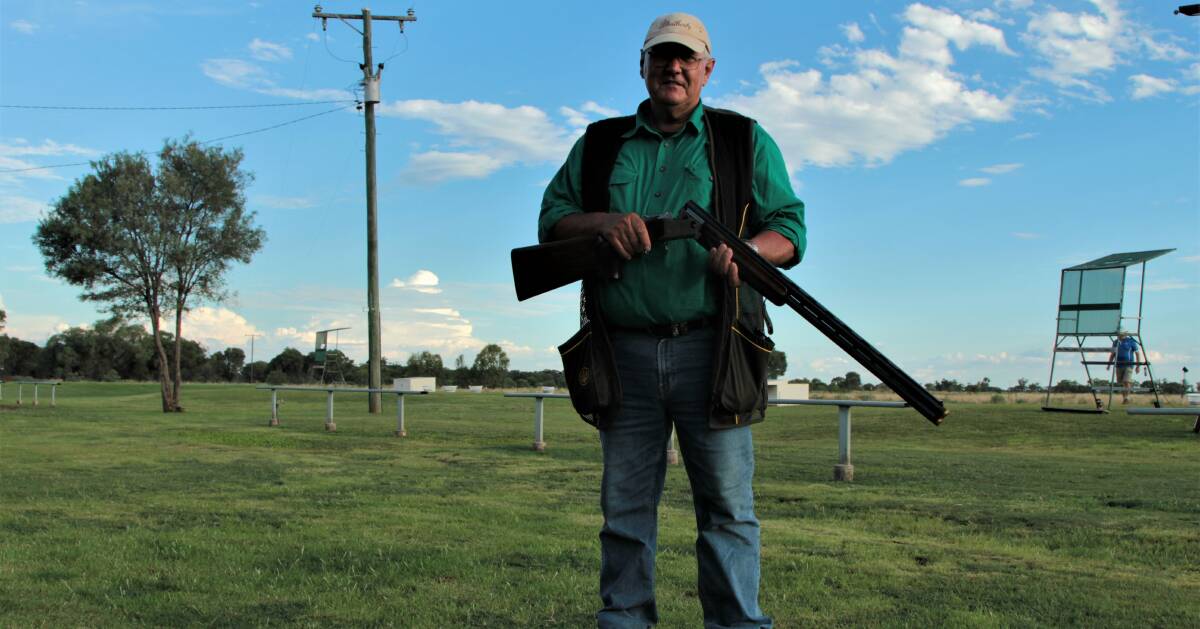 Leverage: Barcaldine's Gordon Wilkie believes rural gun owners need a variety of weapons depending on the job at hand. Picture: Sally Cripps.