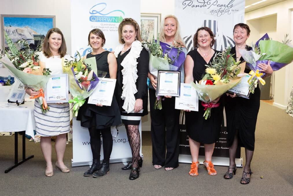 Award winners at the 2015 QRRRWN conference. 