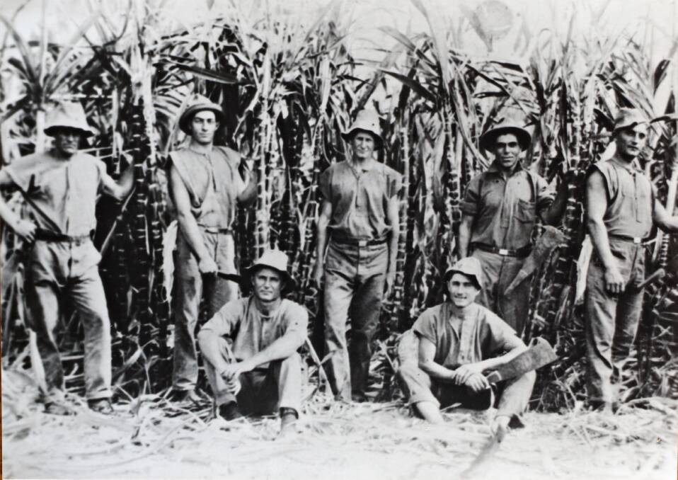 Cane cockies pictured in 1929. 