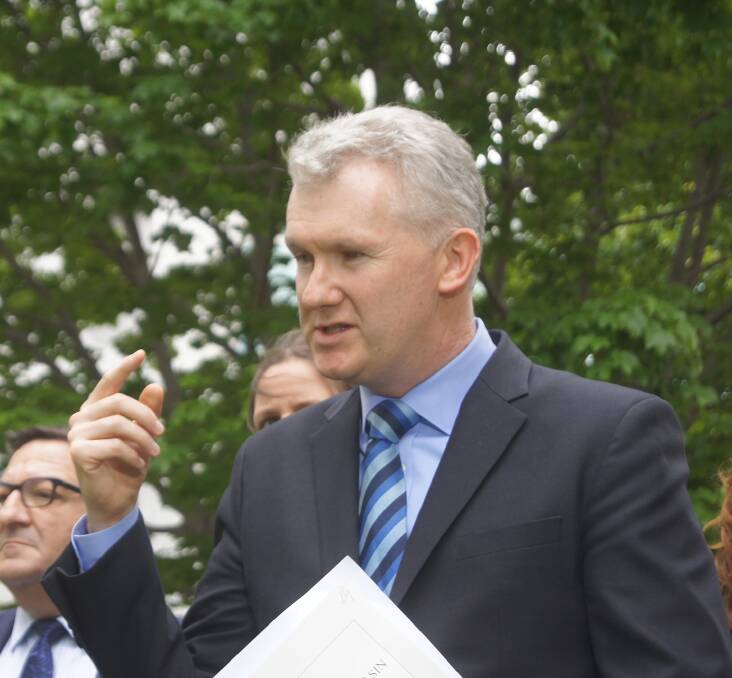 Former Labor Water Minister and now the Shadow Minister Tony Burke.