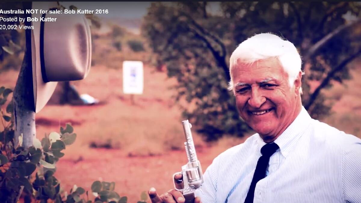 A clip from the satirical advert under attack from Bab Katter critics.