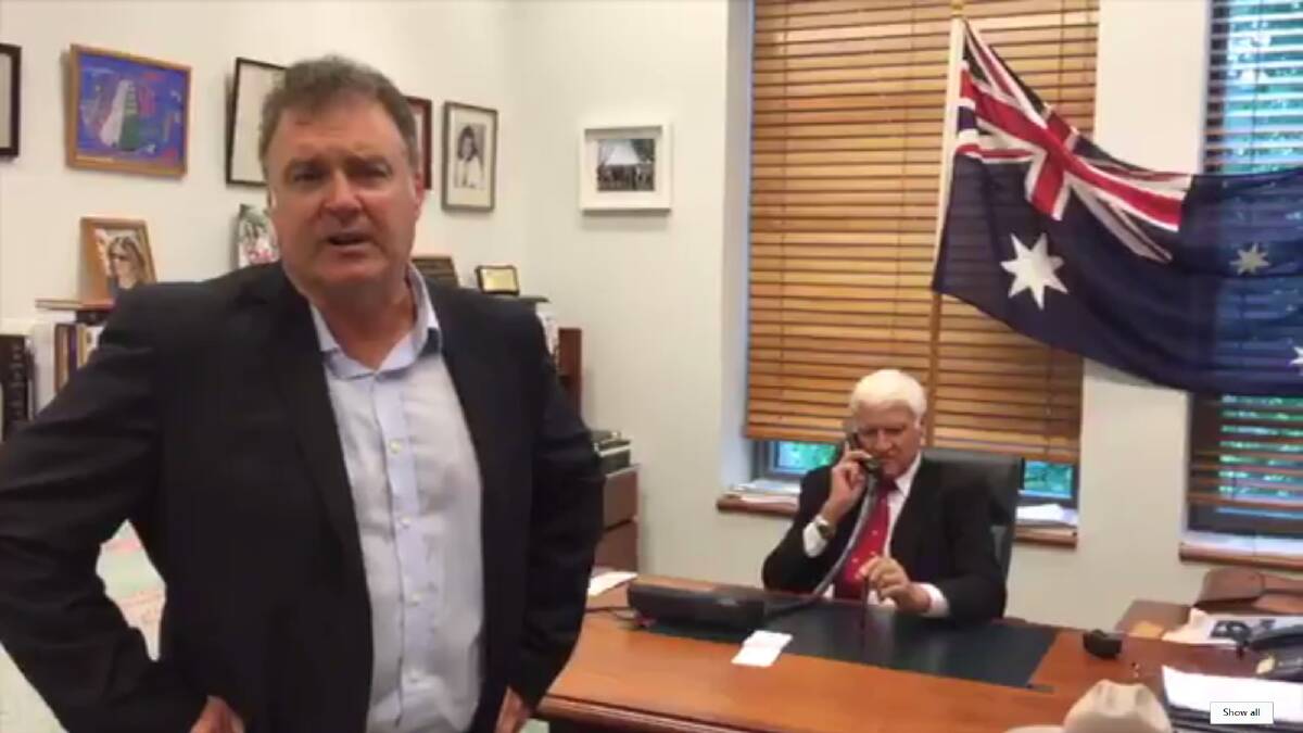 disqualified WA Senator Rod Culleton and Queensland MP Bob Katter.