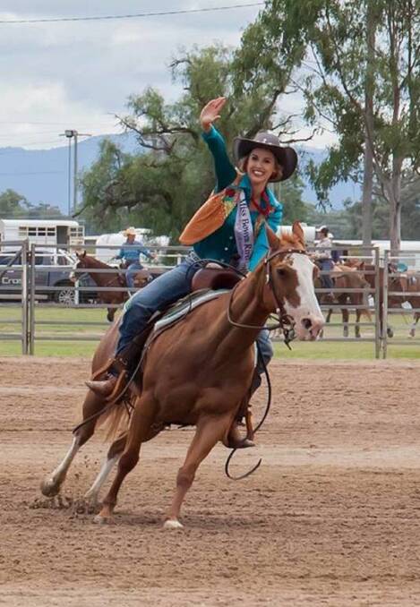 WINNER: 2017 Miss Rodeo Australia Emma Deicke represented Bowen River Rodeo and Campdraft at the finals in Warwick.