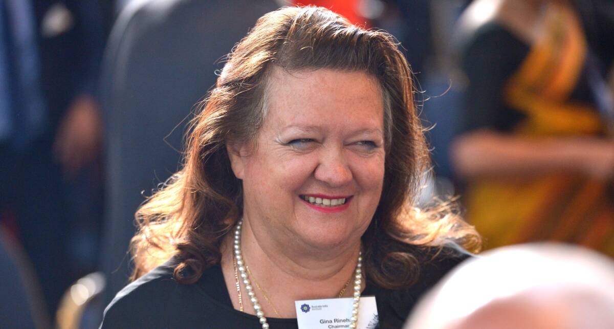 Australia's richest businesswoman, Gina Rinehart, is diversifying into agriculture. Photo: Joe Armao