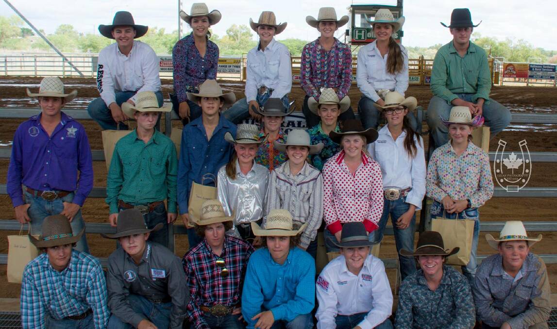 NATIONALS: Competitors at the Australian High School Rodeo Association in Charters Towers.Photo: Ozcan Photography.