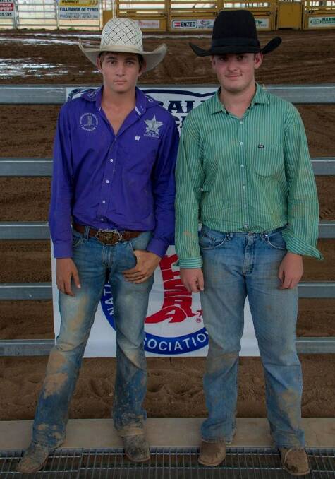 Congratulations Jack Winsper 2017 AHSRA Rope and Tie Champion and Runner up Cohren Remfrey, both from Cloncurry.
