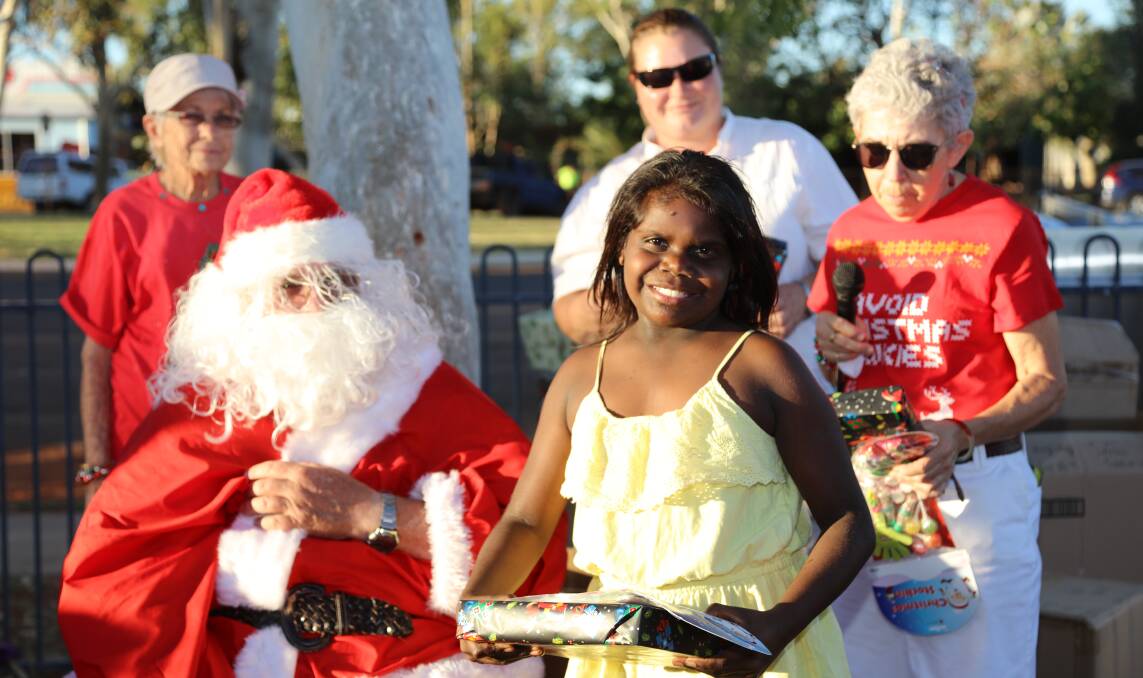 Boulia celebrates Christmas early with a visit from Santa