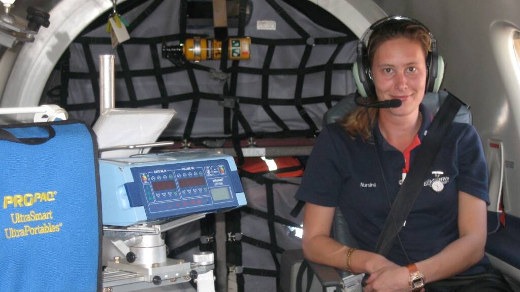 NURSE LIFE: Leanne Loryman has achieved her dream of working for the RFDS. Photo:supplied.