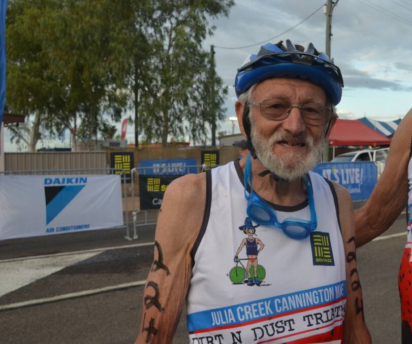 Fred Schneider, 82, will be in the Queen's Baton Relay in Charters Towers.