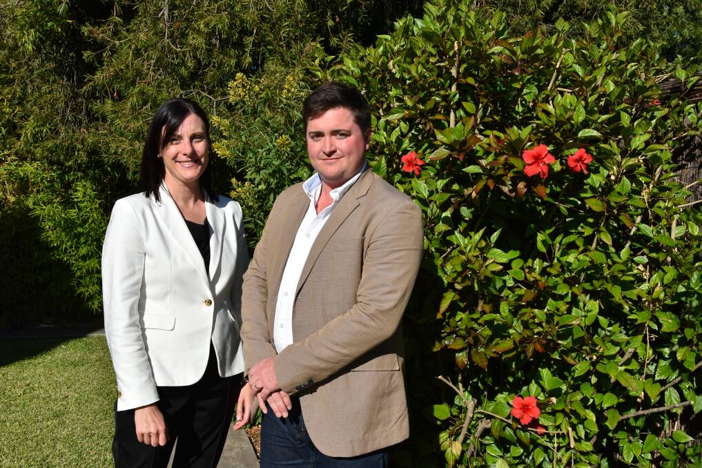 REFRESHED VISION: New Grain Producers SA chief executive officer Caroline Rhodes with GPSA chair Wade Dabinett. 