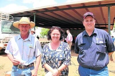 Ian and Emma Collins, Paynes Lagoon, and Darran Johnston, Booth Pastoral, Townsville.