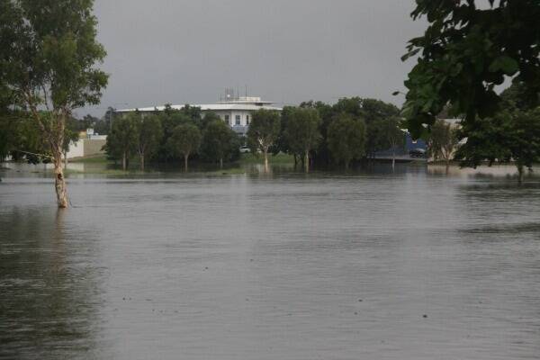 It’s been quite some time since Townsville residents have seen sights like this around the city but last Tuesday after raining all night the city was awash. Photo: Reg Burton