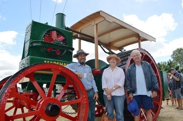 Visitors to the Rally got to experience vintage machinery in action.