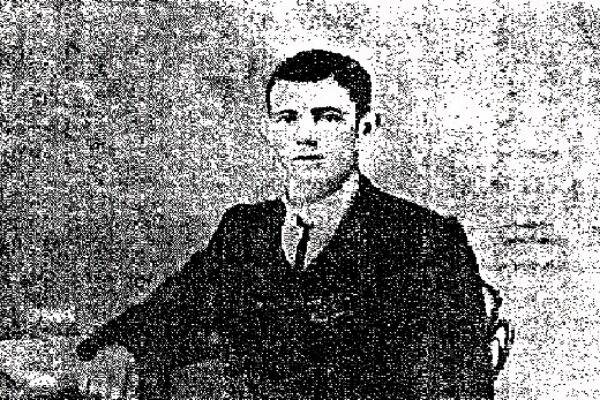 William Croydon Chaplain at age 17.