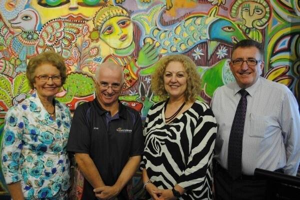 At the official launch of the new-look Burdekin Library Ayr on Thursday were Member for Burdekin Rosemary Menkens, Burdekin Shire Council Library Services Manager John Scott, State Librarian Janette Wright and Council Chief Executive Officer Matthew Magin.