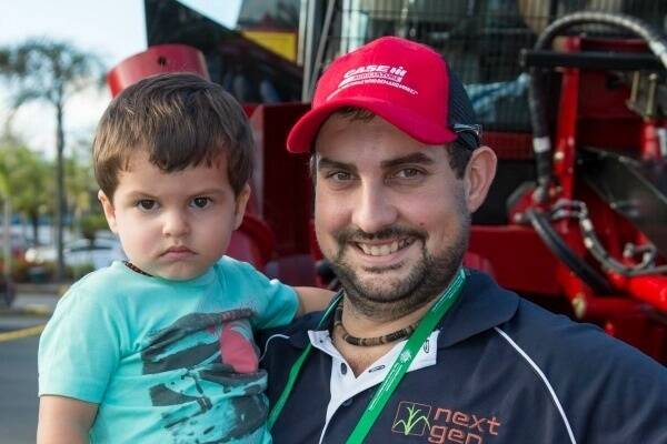 Eric D'Urso (pictured with son Brayden), a young Northern Queensland cane professional, has attended various Next Gen leadership events, including Case IH Step UP! 2013 and said that he would like to attend this year's event to catch up with industry peers and leaders over the three-day conference.