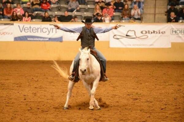 Starting and training horses with the Double Dan Horsemanship method and showcasing their talents are Steers’ true passions.  By combining education and entertainment Steers electrifies crowds around the world.